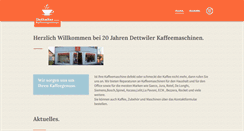 Desktop Screenshot of dettwiler-kafi.ch