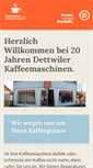 Mobile Screenshot of dettwiler-kafi.ch